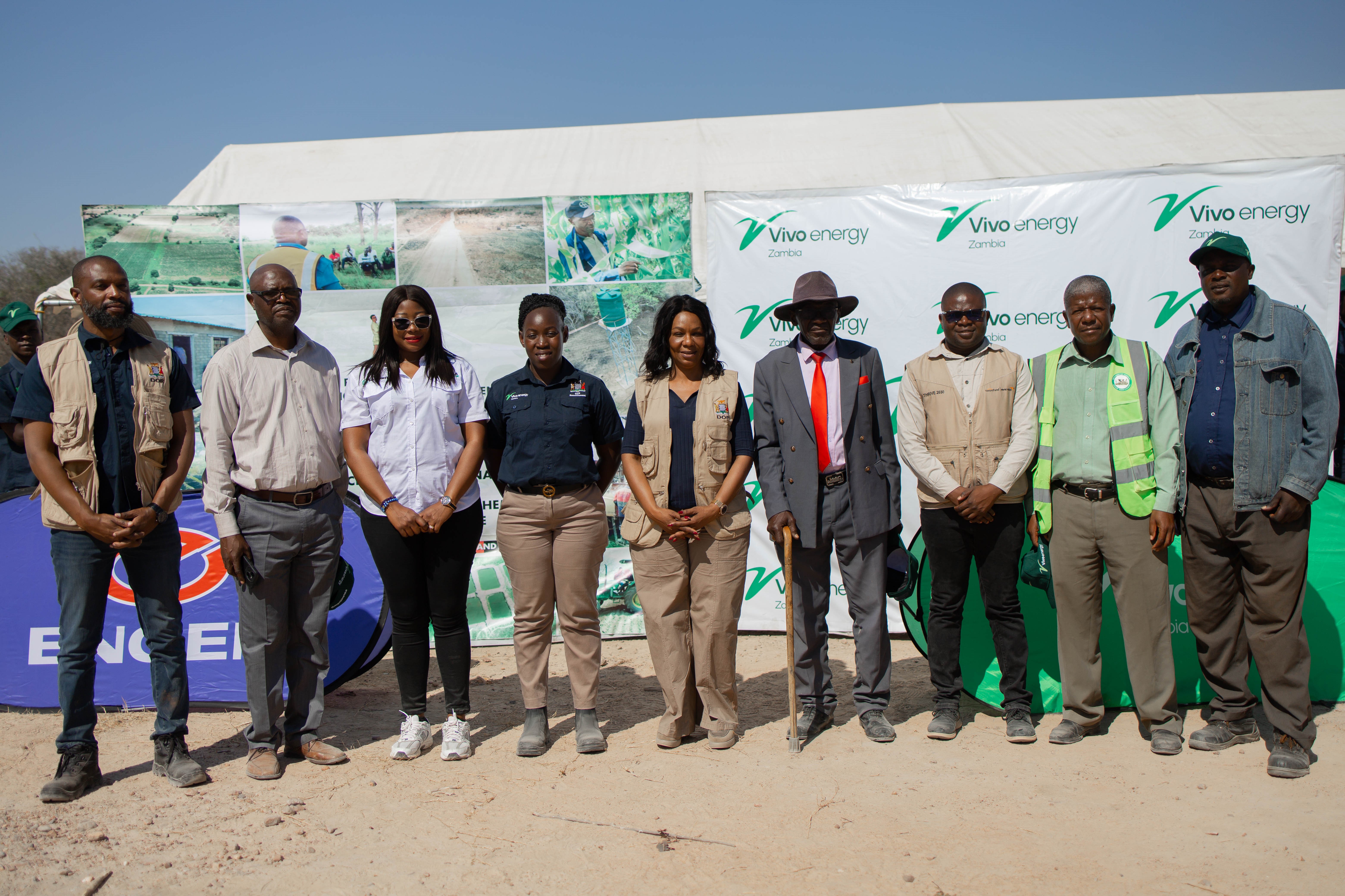 Vivo Energy Zambia and Office of the Vice President partner for second phase of project restoration tree planting initiative in Malundu Resettlement Area