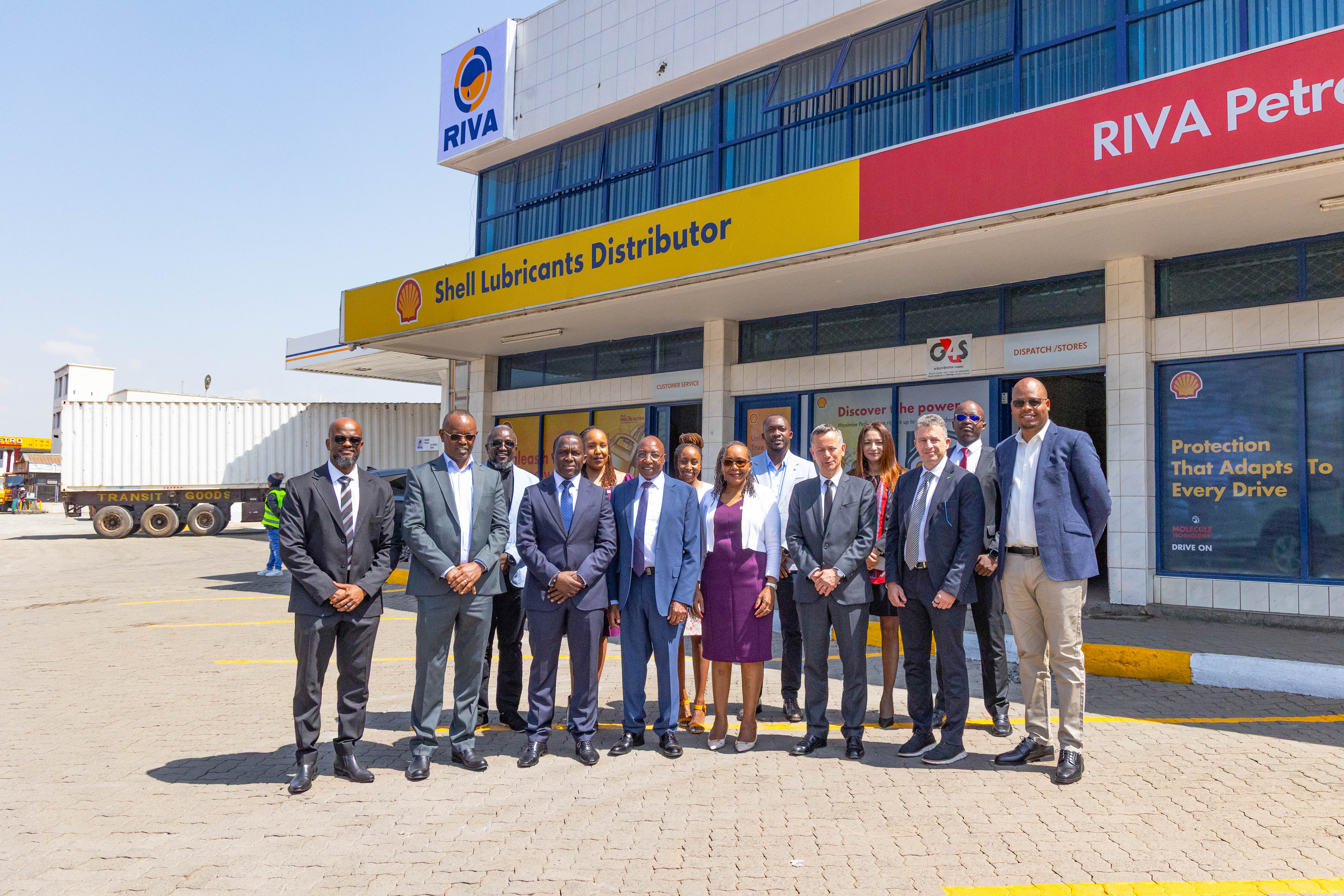 Representatives from Riva Petroleum Dealers Limited mark 30 years of partnership with Vivo Energy Kenya